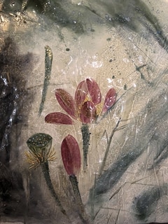 窯燒藝術玻璃(荷花)第1張小圖