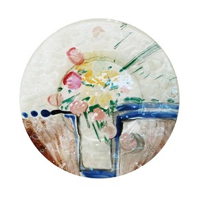 窯燒琉璃花語-2 盤子
