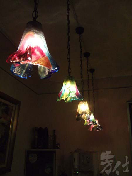 藝術玻璃創作-琉璃吊燈
