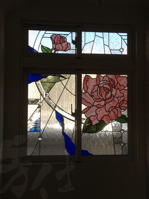 鑲嵌藝術玻璃-富貴高升