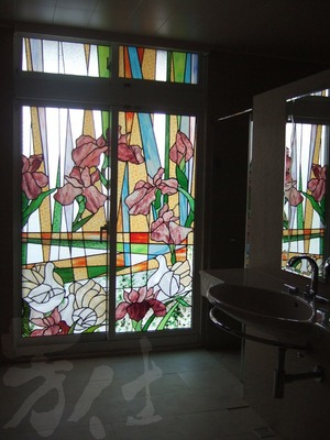 鑲嵌藝術玻璃-門I