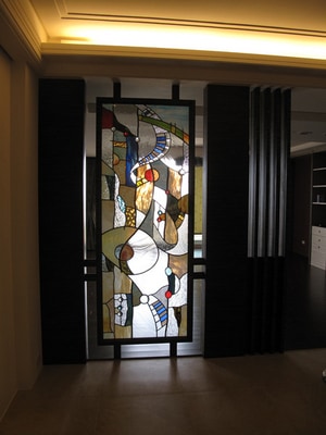 鑲嵌藝術玻璃-Dancing Melody