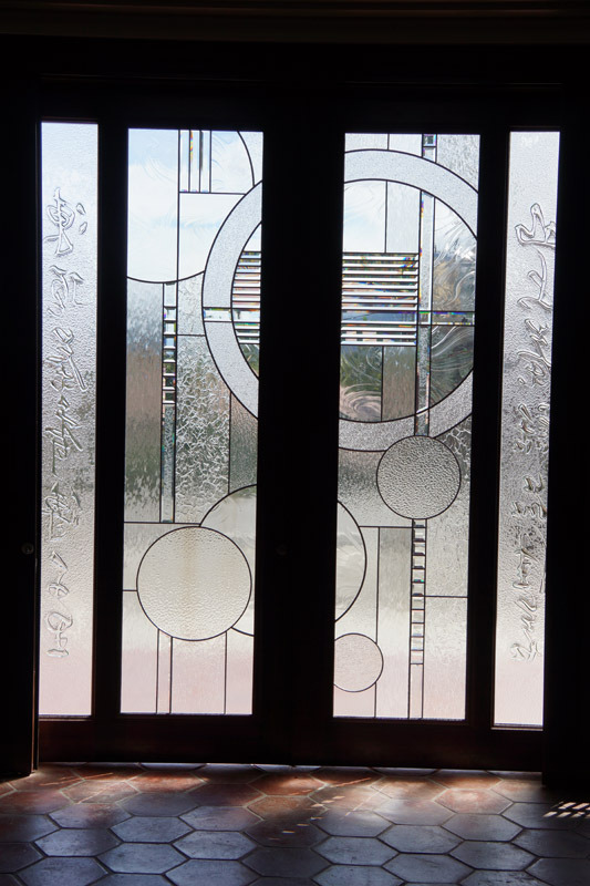 鑲嵌藝術玻璃-門