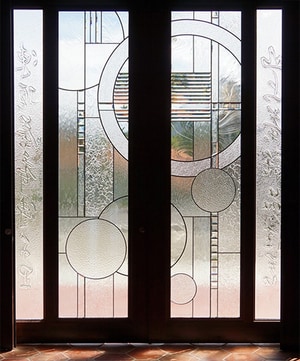 鑲嵌藝術玻璃-門