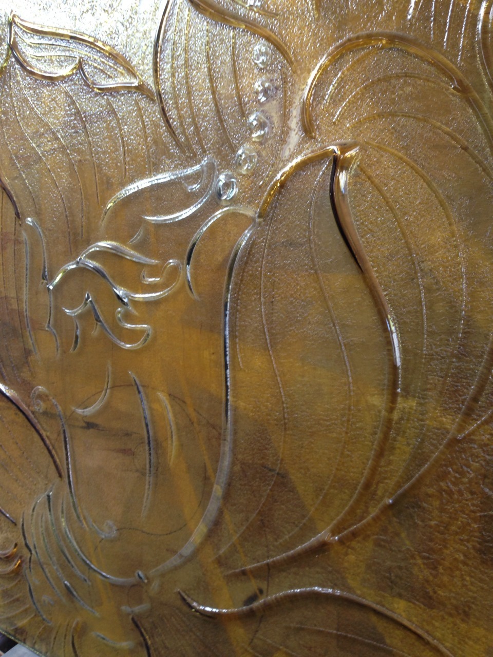 窯燒藝術玻璃-浮雕