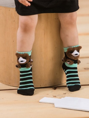 貝寶3D公仔襪- 調皮熊