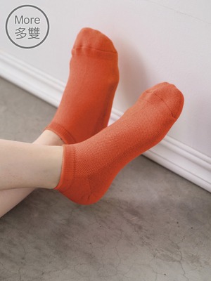 貝柔(5雙)機能抗菌萊卡除臭襪-船型氣墊襪(女)