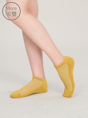 貝柔(6雙)萊卡防震運動氣墊襪-女船型