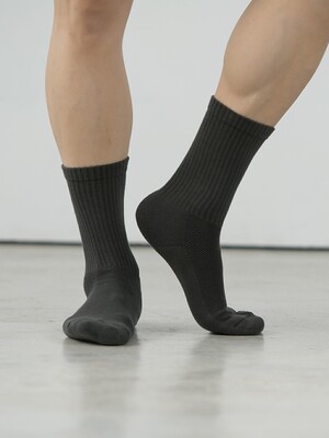 (單雙)(男)機能抗菌萊卡除臭襪-氣墊長襪