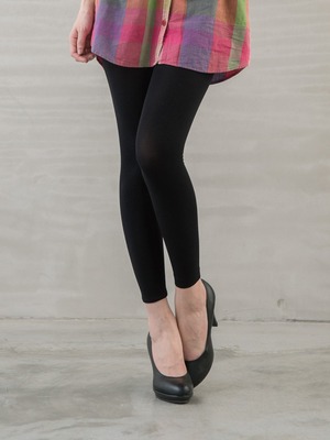 180D加壓塑腿刷毛九分內搭