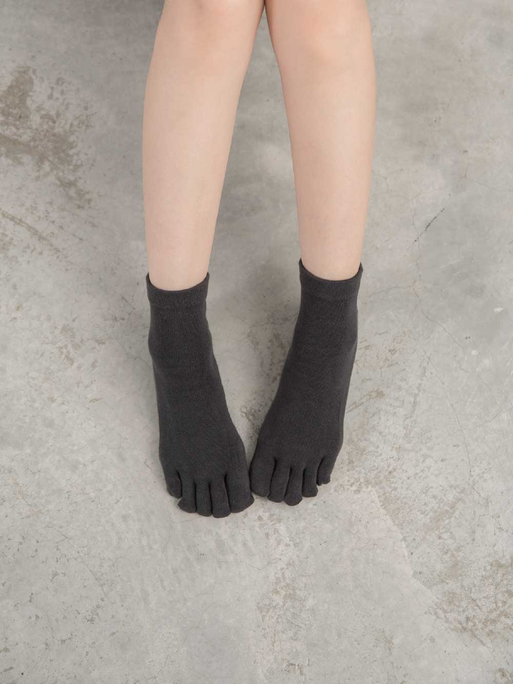 (5雙)Supima抗菌機能除臭襪-短襪(五指襪)