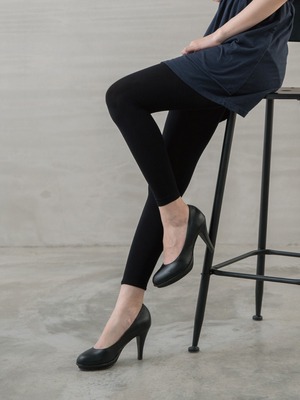 發熱抗菌除臭顯瘦九分褲襪(加大)