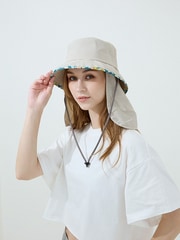 貝柔UPF50+透氣遮陽漁夫帽-大地(成人)