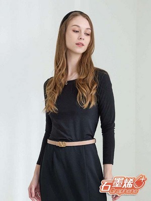 貝柔石墨烯膠原蛋白美膚發熱衣(經典黑)