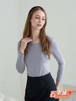 貝柔石墨烯膠原蛋白美膚發熱衣(迷霧紫)