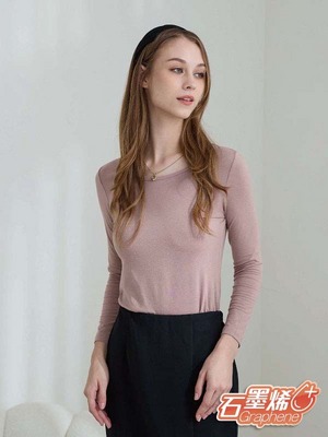 貝柔石墨烯膠原蛋白美膚發熱衣(煙燻粉)