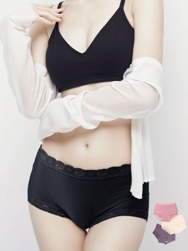 台灣製萊賽爾天絲酸鹼平衡蠶絲中腰褲(3色)*