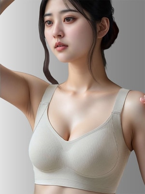 貝柔裸感寬肩反重力無痕內衣