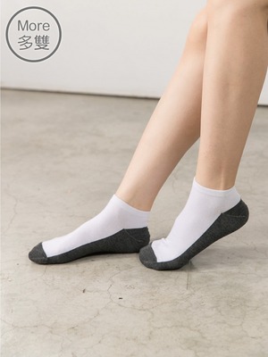 貝柔(6雙)萊卡細針編織學生襪_船型襪(一般)