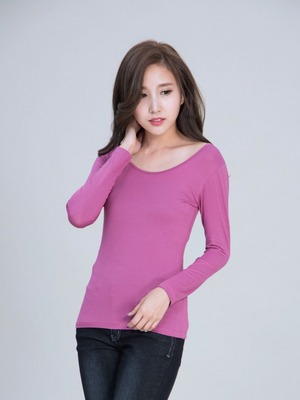 貝柔機能保暖發熱衣_女圓領/男V領(隨機款色出貨)