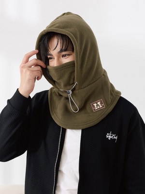 防風騎行圍脖一體成形帽