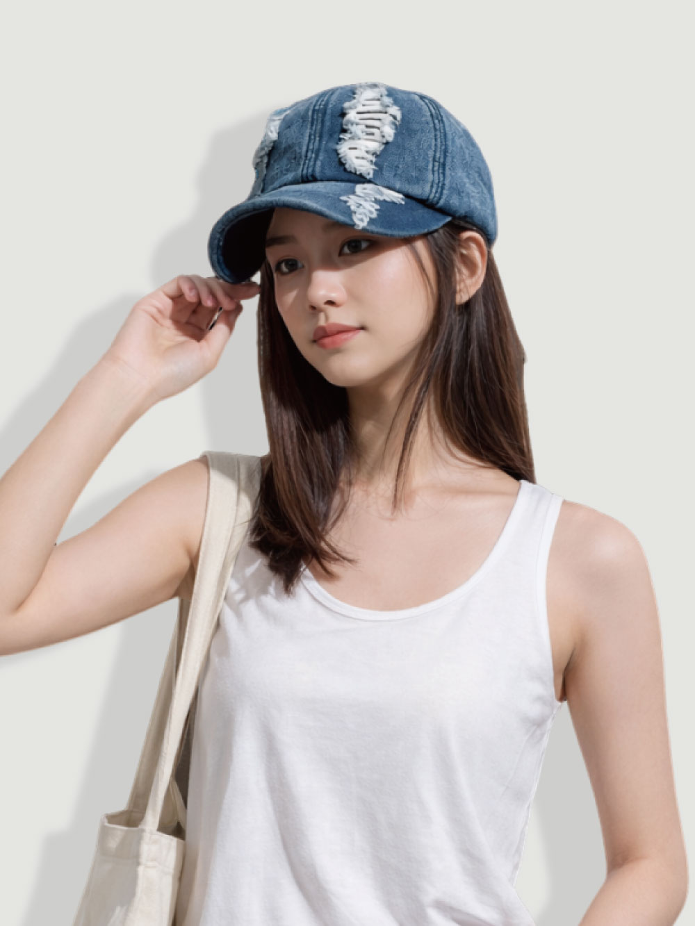 時尚復古街頭丹寧帽 (男女通用款)