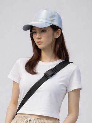 韓版素色丹寧牛仔棒球帽 (男女通用款)