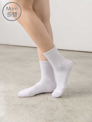 貝柔(6雙)萊卡細針編織學生襪_直紋短襪(一般)