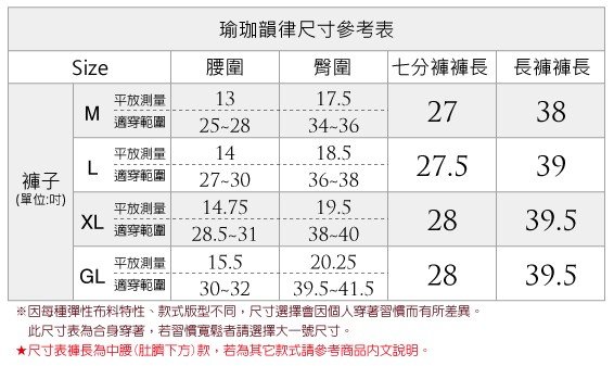褲子尺寸