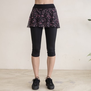 OwnYoga 假兩件七分裙褲【DAN24004】涼感第1張小圖