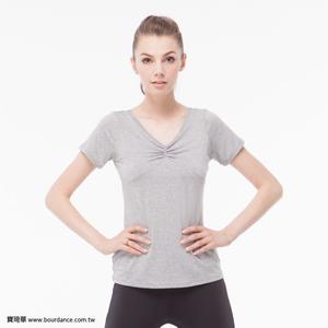 OwnYoga 棉短袖抓縐上衣【Y16260】