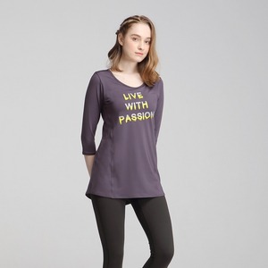 DansNA 長版七分袖上衣 【D21205】 DansNA 長版七分袖上衣 【D21205】