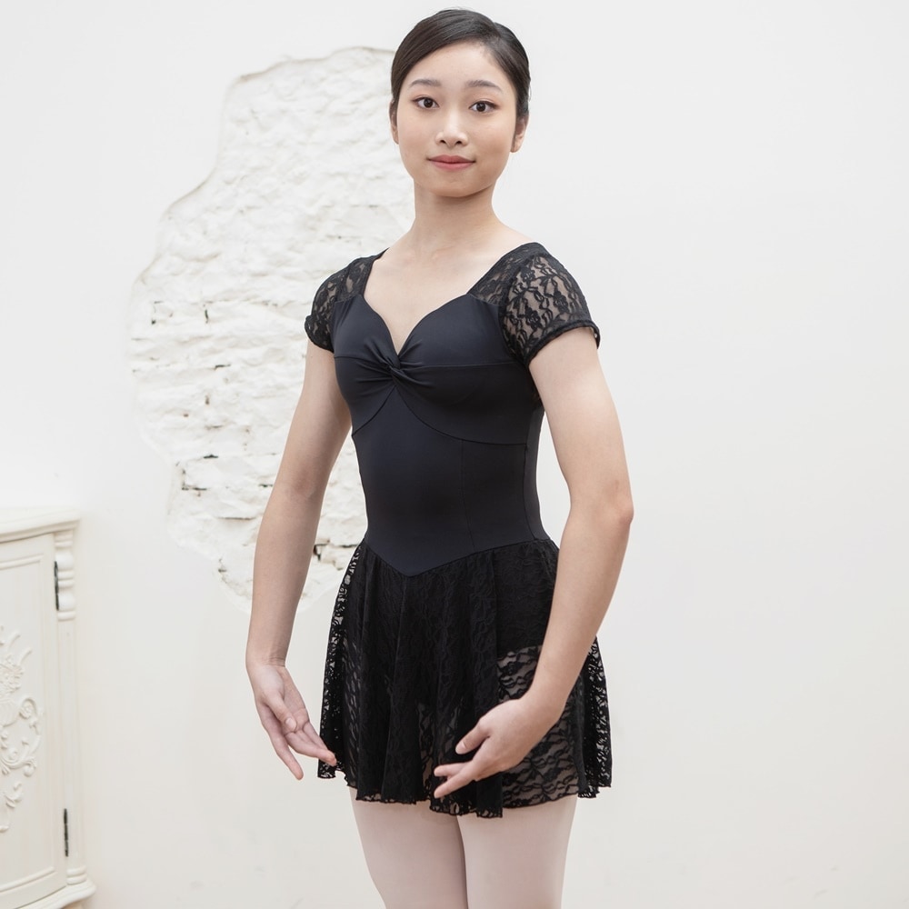 <涼感> 夢齡芭蕾 短袖本布裙【BDW24B29】 <涼感> 夢齡芭蕾 短袖本布裙【BDW24B29】