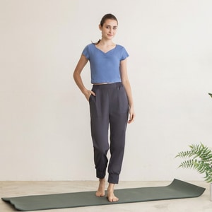 OwnYoga  八分束口褲 【Y24278】