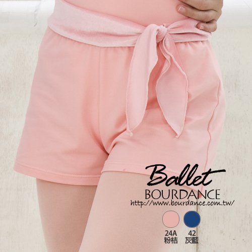 兒童芭蕾 綁結裝飾設計短褲 2色 【BDW14B89】