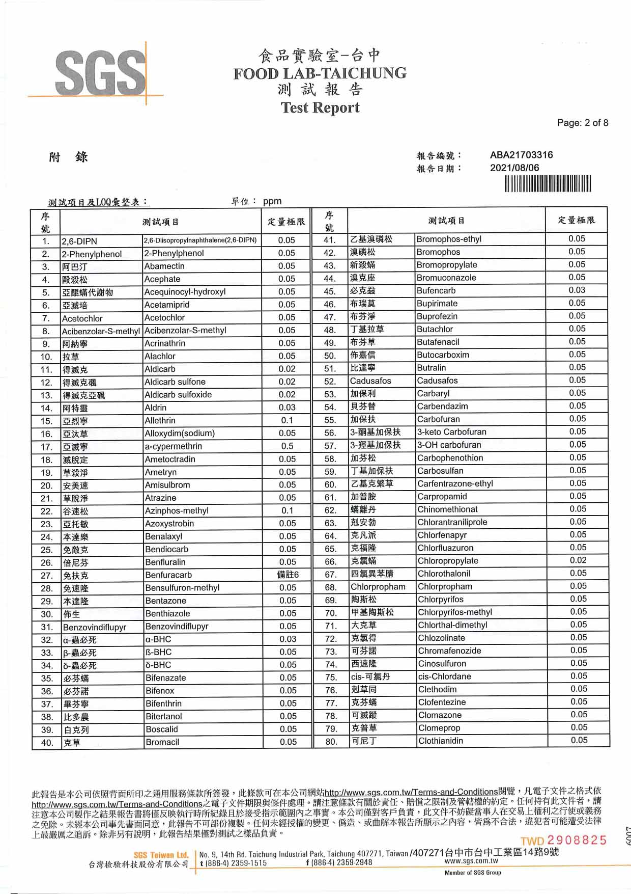 決明紅棗蟲草精萃-380項農藥-均未檢出_page-0002