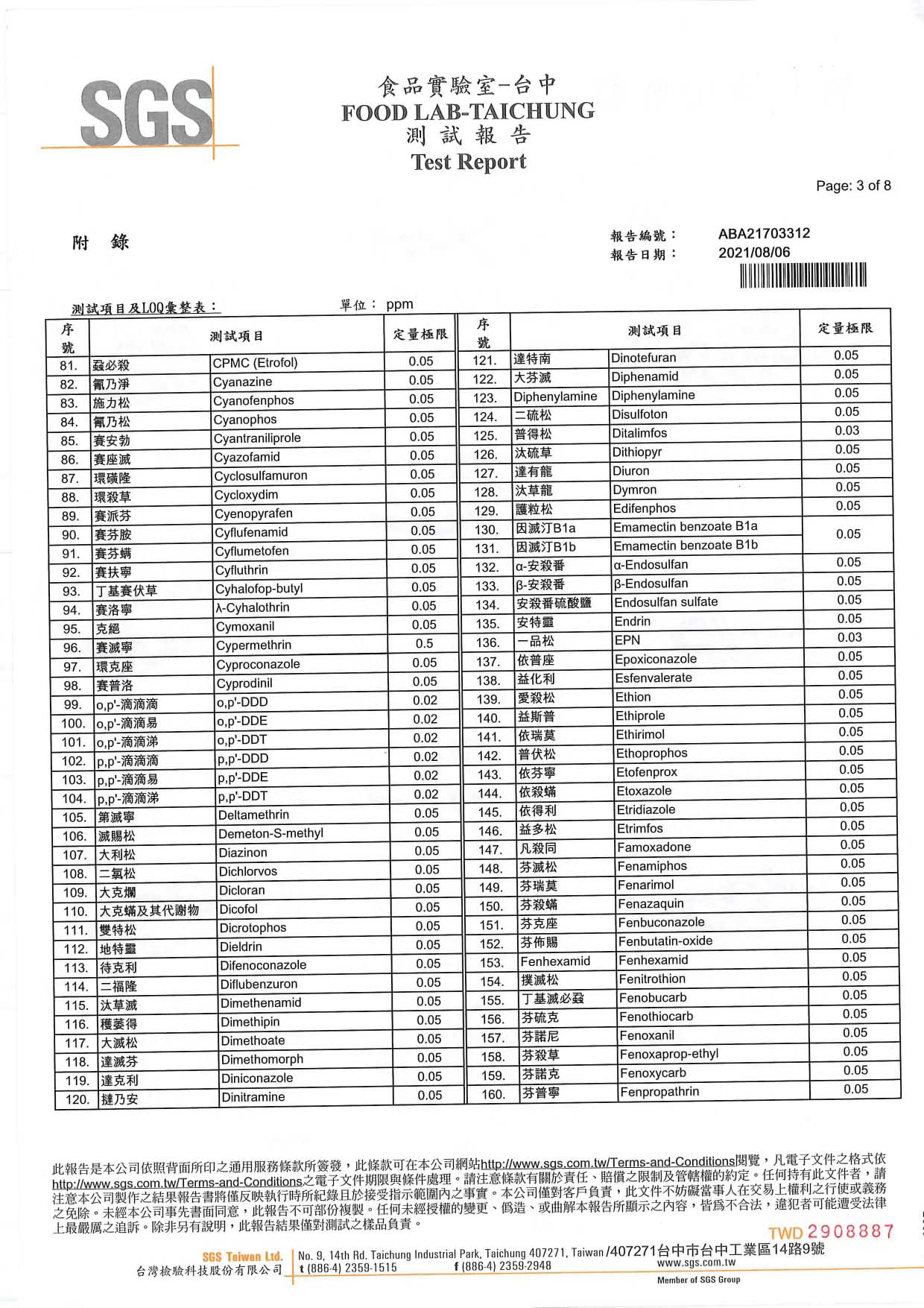 杭菊紅棗蟲草精萃-380項農藥-均未檢出_page-0003