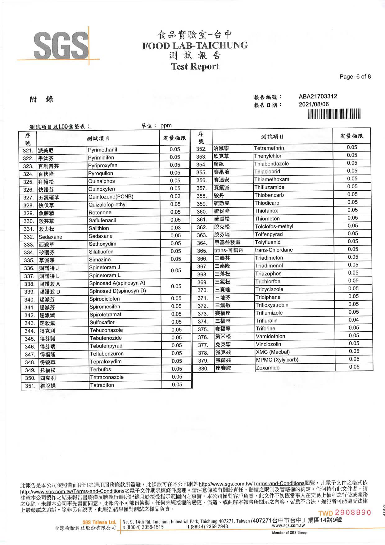 杭菊紅棗蟲草精萃-380項農藥-均未檢出_page-0006