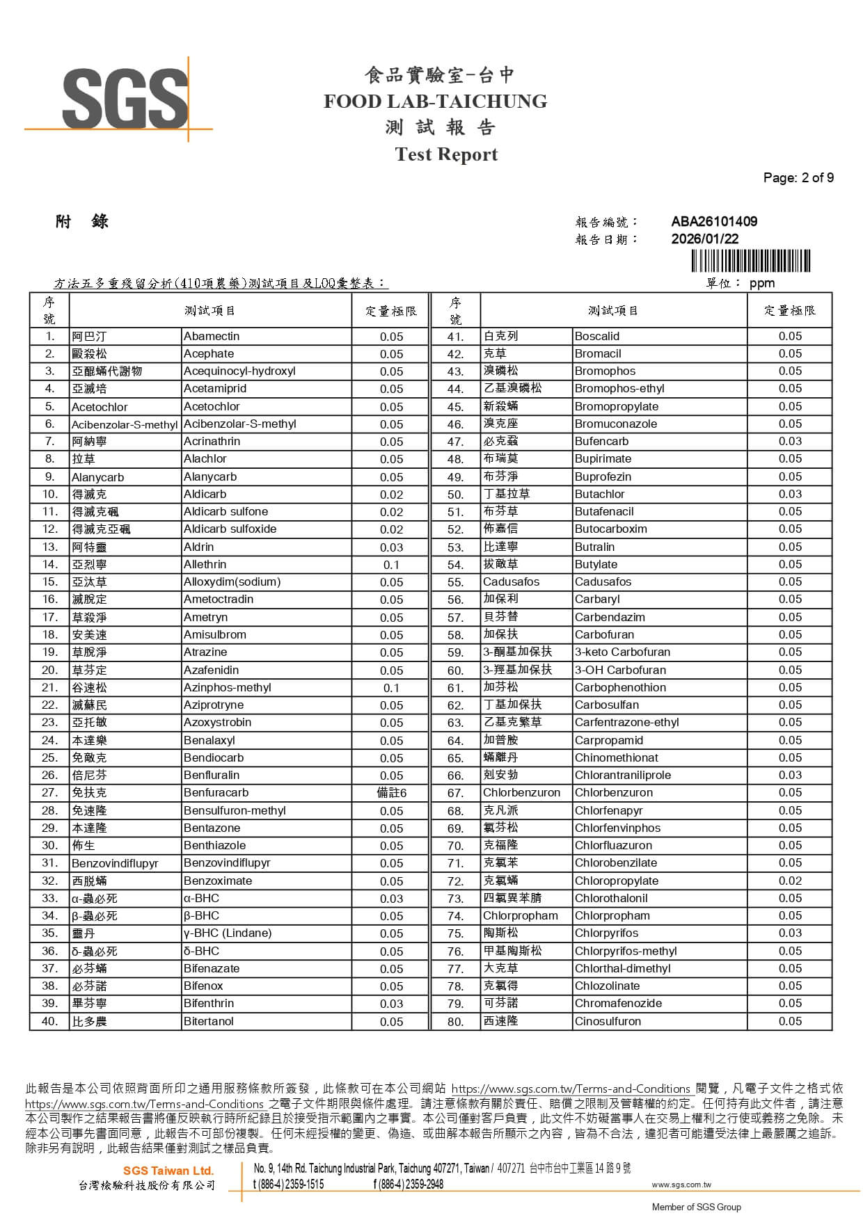 轉晶明 - 410項農藥_page-0002 轉晶明 - 410項農藥_page-0002