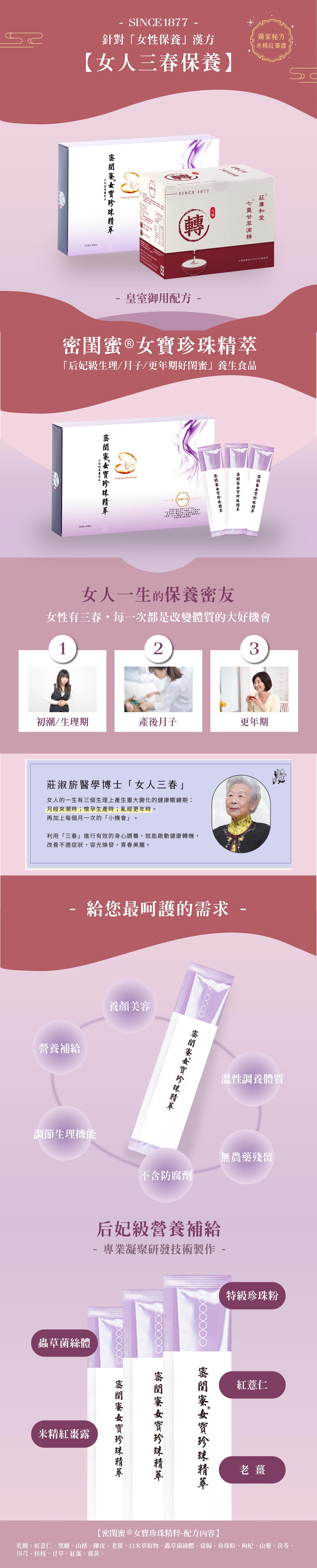 WD方案-女人三春保養組01 WD方案-女人三春保養組01