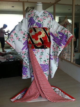 【日式和服】裾引-紫柳