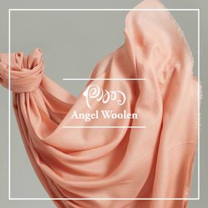 【Angel Woolen】100%Wool 極緻羔羊毛鑽石紋 羊毛披肩圍巾(共四色)