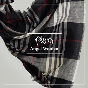 【Angel Woolen】100%Wool 浪漫英倫 極緻羔羊毛披肩圍巾(共兩色)