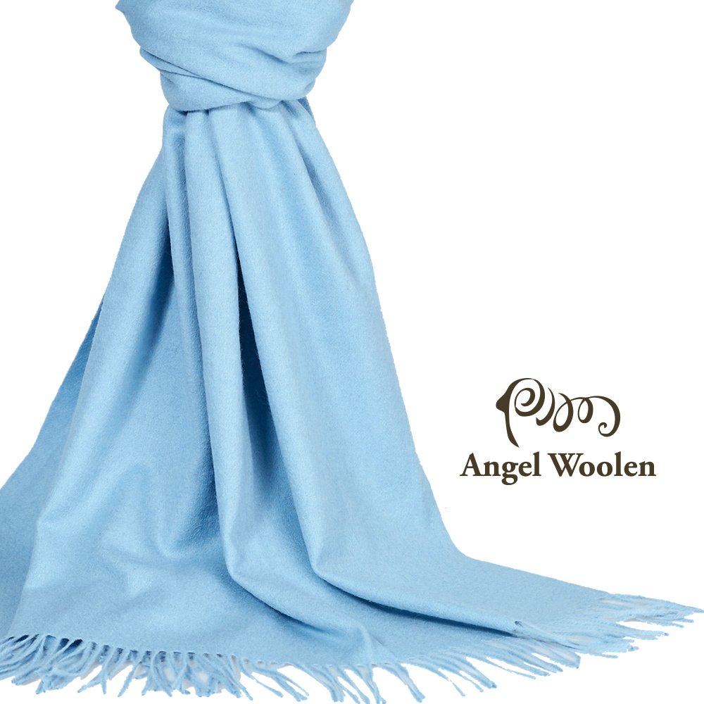 【Angel Woolen】100%Wool 經典厚織 暖感羔羊毛披肩圍巾(共6色) 僅剩深藍/淺藍各10 黑1 【Angel Woolen】100%Wool 經典厚織 暖感羔羊毛披肩圍巾(共6色) 僅剩深藍/淺藍各10 黑1