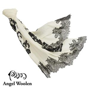 【Angel Woolen】印度手工時間之耀cashmere蕾絲披肩