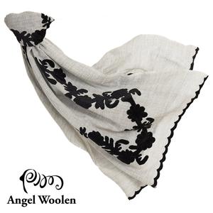 【Angel Woolen】花妍印度手工刺繡cashmere羊絨披肩