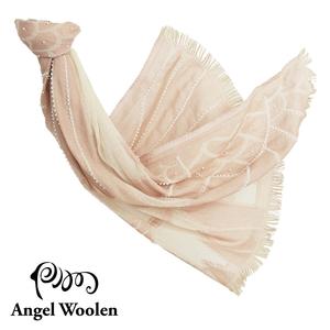 【Angel Woolen】霓裳-印度手工串珠羊毛披肩-裸裳 僅剩4條