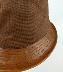 天染皮革紳士帽第1張小圖