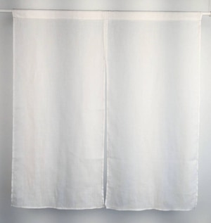 薄麻門簾(白色薄麻布)