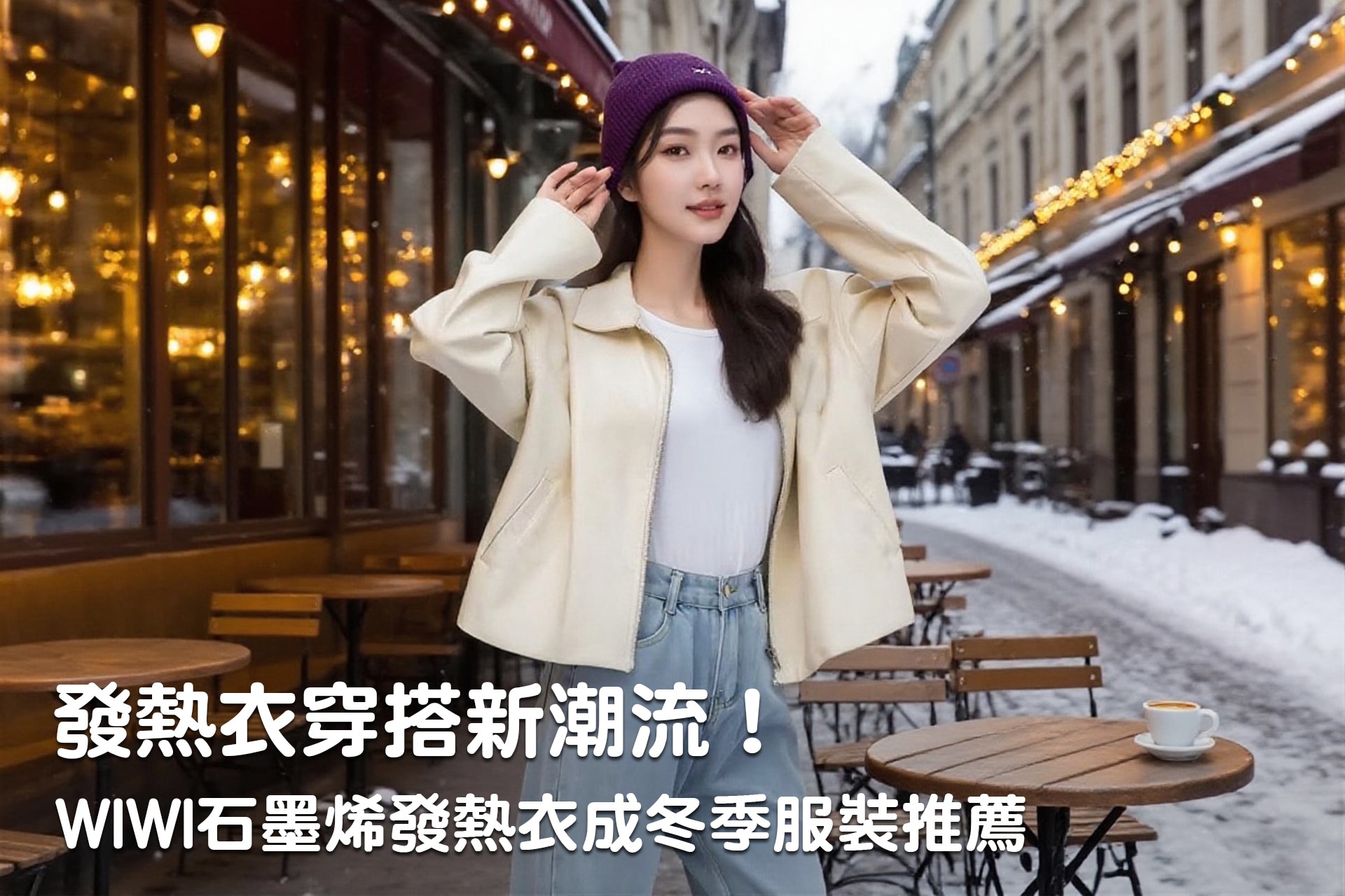發熱衣穿搭新潮流！WIWI石墨烯發熱衣成冬季服裝推薦